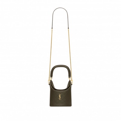 YSL GABY BUCKET BAG IN LAMBSKIN 763961 (19*17*15cm) YSL GABY BUCKET BAG IN LAMBSKIN 763961 (19*17*15cm)